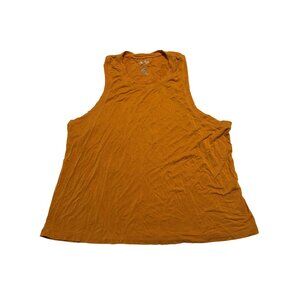 Splits59 Toni Jersey Orange Racerback Tank Top Women's Size Small S